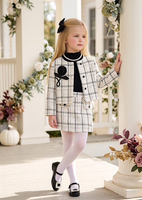 Parisienne Plaid Set Skirt Set | Girls Fall Clothes & Outfits