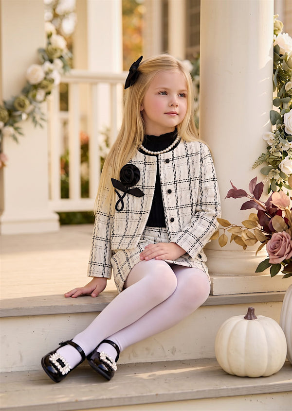 Parisienne Plaid Set Skirt Set | Girls Fall Clothes & Outfits