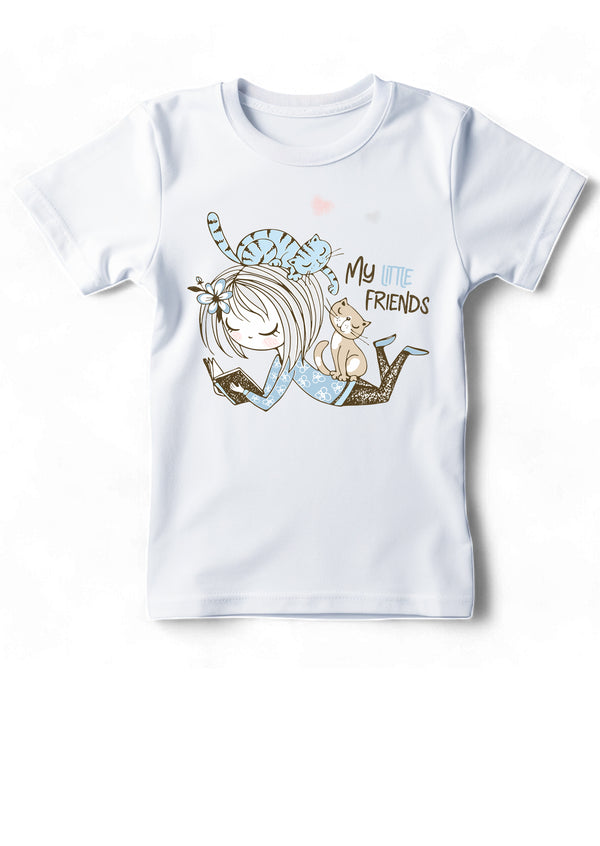 My Little Friends Tee in Blue