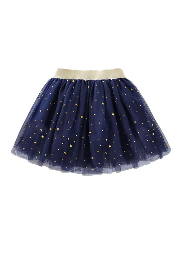 Navy Blue Golden Stars & Moons Tutu