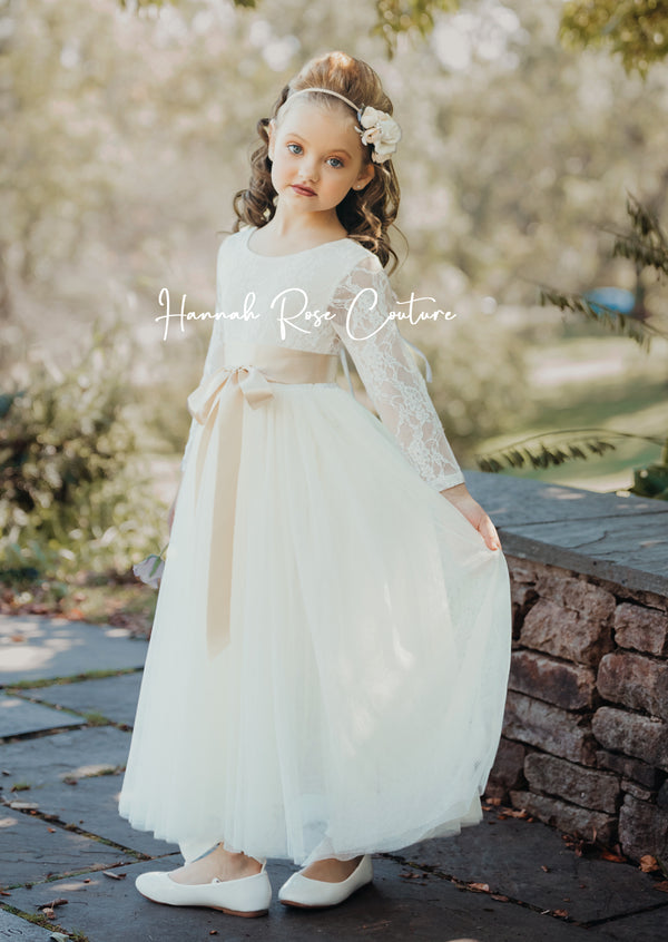 Ivory Flower Girl Dresses - Your Perfect Dress awaits you | Flower Girl  Dress Boutique