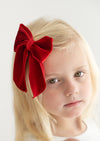 Red Velvet Christmas Fable Bow