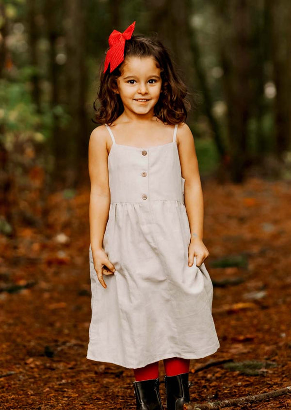Oatmeal Linen Cami Dress