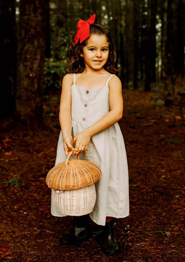 Oatmeal Linen Cami Dress