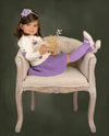 girls grapes sweater and skirt set