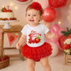 One Berry Sweet Onesie & Bloomer Set Red | Cake Smash Girl