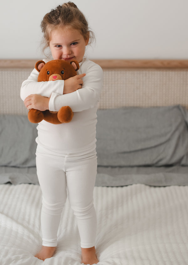 Holiday White Two-Piece Pajama Set