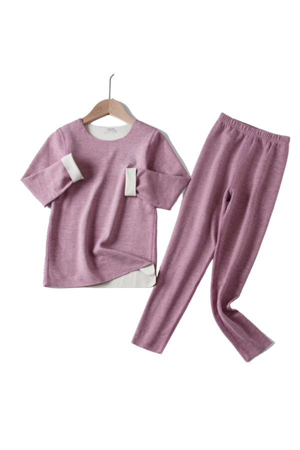 Long Sleeve Pajama in Dusty Lavender