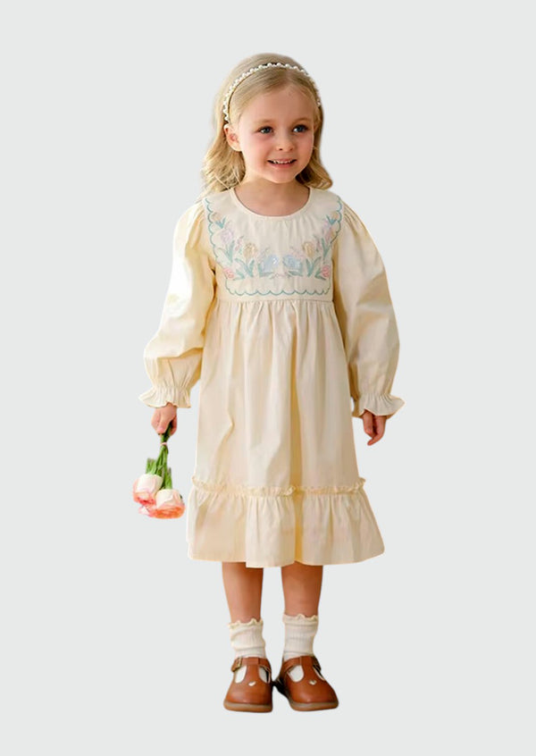 Vintage Inspired Little Girls Dress