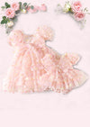 Zaya Pink & Yellow Butterflies Party Dress