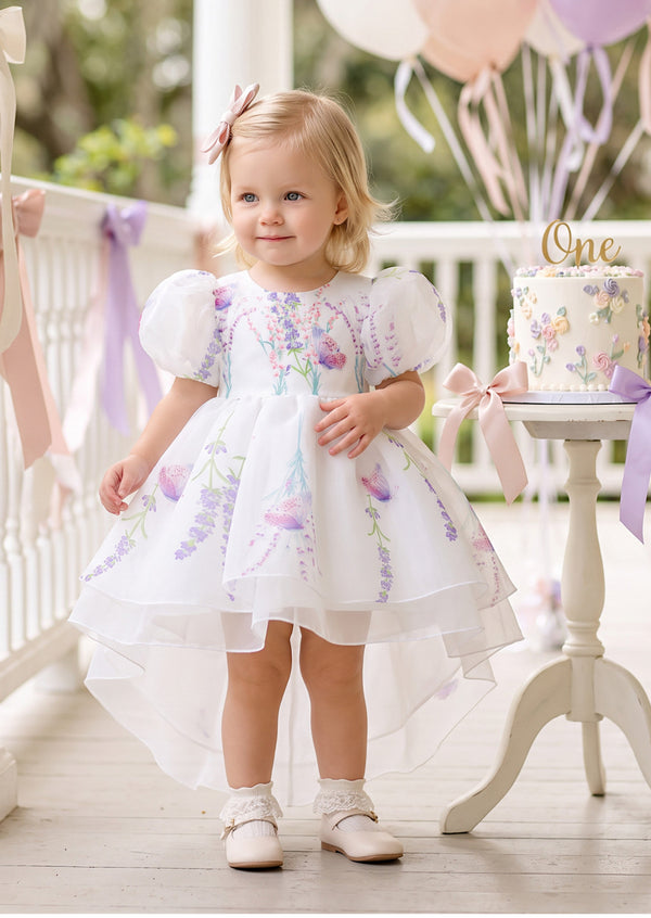 Penelopes Garden Baby Girl Cake Smash Birthday Dress