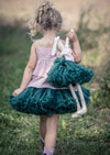 tutu skirt for toddler hunter green