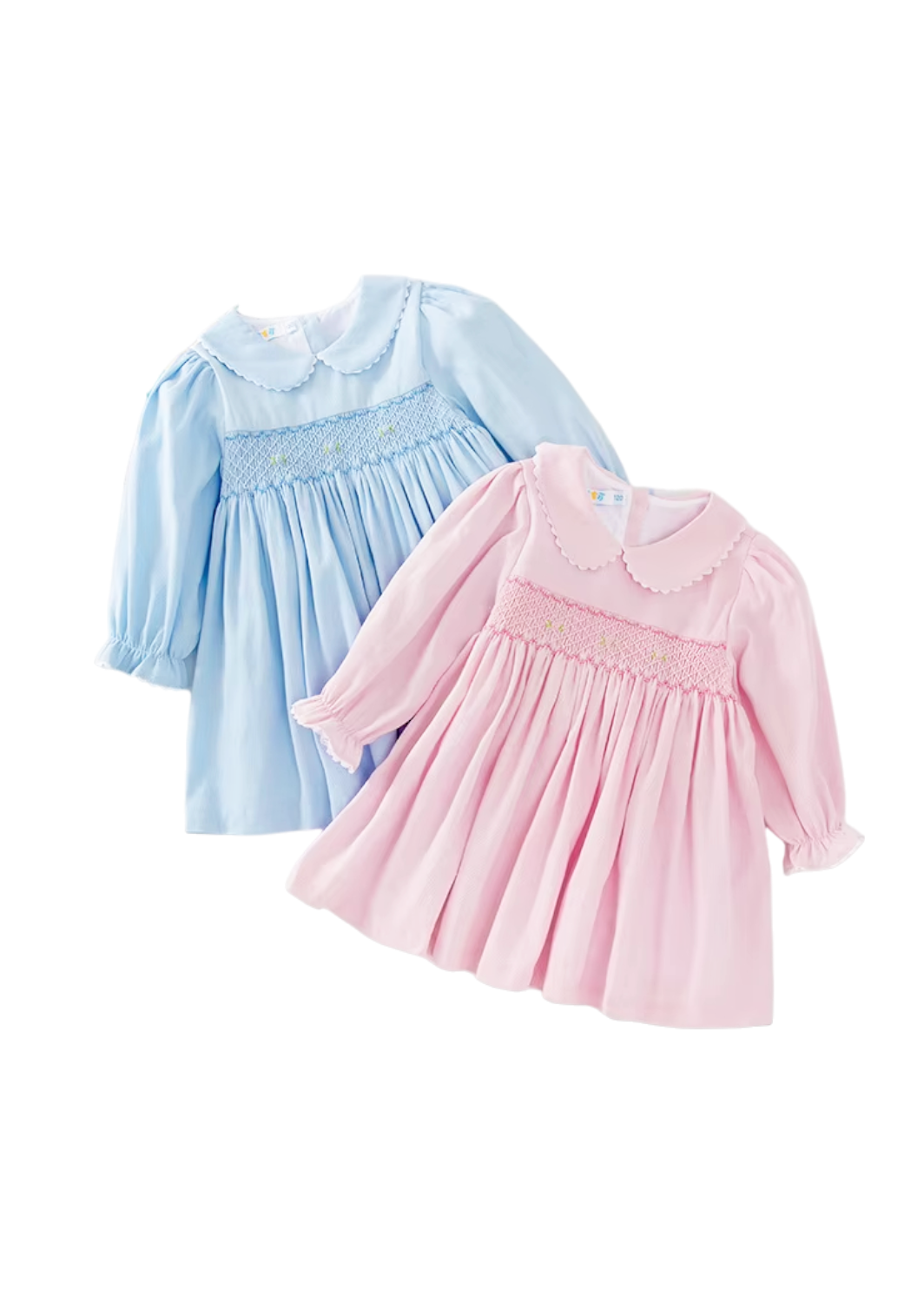 Rose Smocked Baby Dress