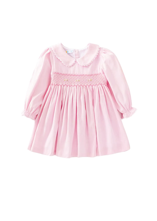 Rose Smocked Baby Dress