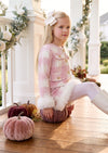 Pink Bliss Paris Rose Plaid Skirt Set | Girls Fall Clothes & Outfits