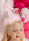 Sugar Fairy Pink Glitter Party Hat