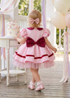 Pink Mouse Baby Girl 1st Birthday Dress | Cake Smash Girl