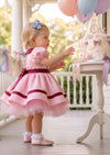 Pink Mouse Baby Girl 1st Birthday Dress | Cake Smash Girl
