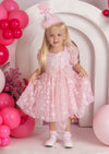 Sugar Fairy Pink Sequin Party Dress