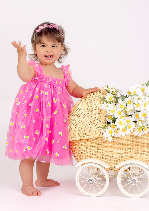 Pink Baby Girl Birthday Tutu Dress
