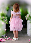 Girls tie back dress