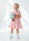 Toddler & Girls Pink Gingham Ruffle Twirl Dress – Twirl Dresses