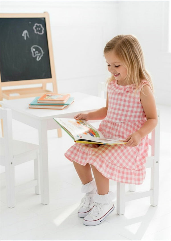 Toddler & Girls Pink Gingham Ruffle Twirl Dress – Twirl Dresses