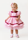 Pink Mouse Baby Girl 1st Birthday Dress | Cake Smash Girl
