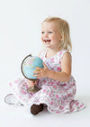 Toddler Girl Pink Rose Blossom Twirl Dress - Twirl dresses