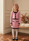 Pretty in Pink Bow Suit Set - Girls Fall Clothes & Outfits