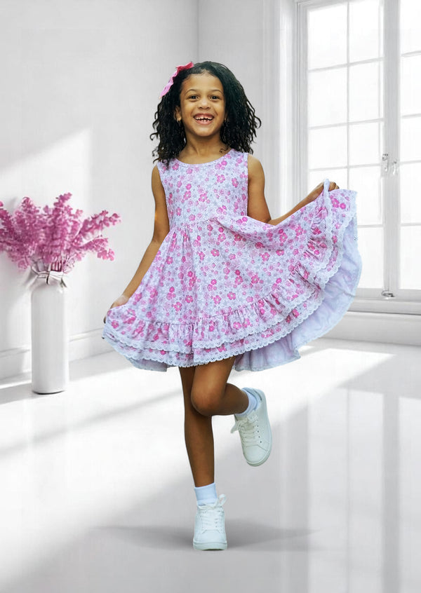 Abigail Dress in Pink