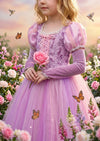 Lavender Rose Garden Princess Gown