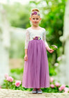 dusty plum flower girl dresses for toddlers