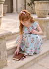 Whimsical Floral & Stripe Dress for Girls | Girls Fall Dresses