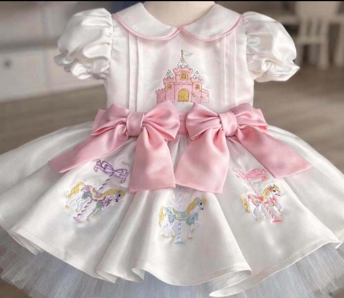 Castles and Carousels Girls Party Dress