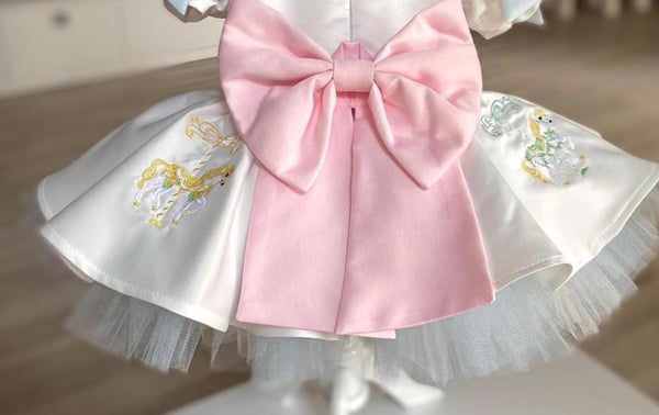 Castles and Carousels Girls Party Dress