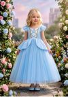 Blue Princess Gown – Girls Fairytale Dress Up