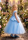 Blue Princess Gown – Girls Fairytale Dress Up