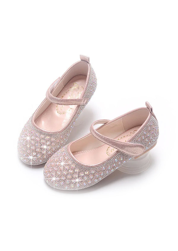 girls pink sparkle shoes