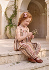 Whimsical Stripe Pants Outfit for Girls | Girls Fall Clothing