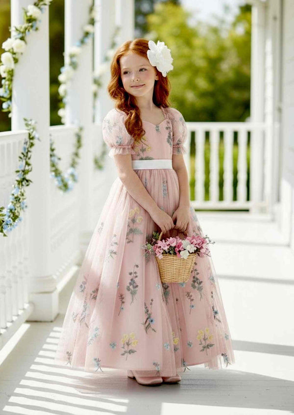 floral flower girl dresses for weddings