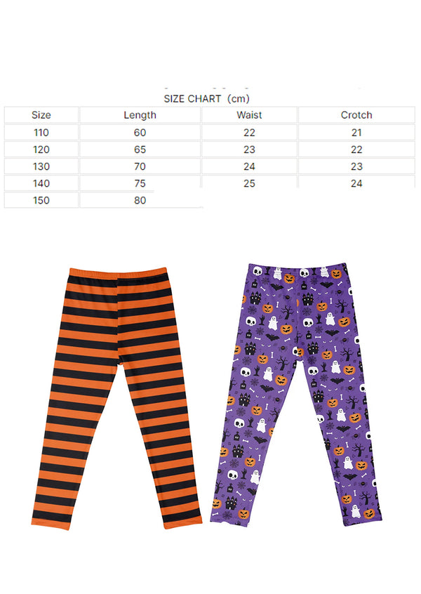 girls leggings size chart