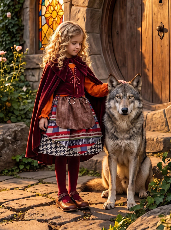 Little Red Riding Hood Costume for Girls | Fairytale Dress