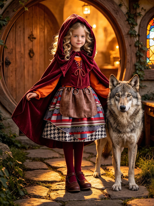Little Red Riding Hood Costume for Girls | Fairytale Dress