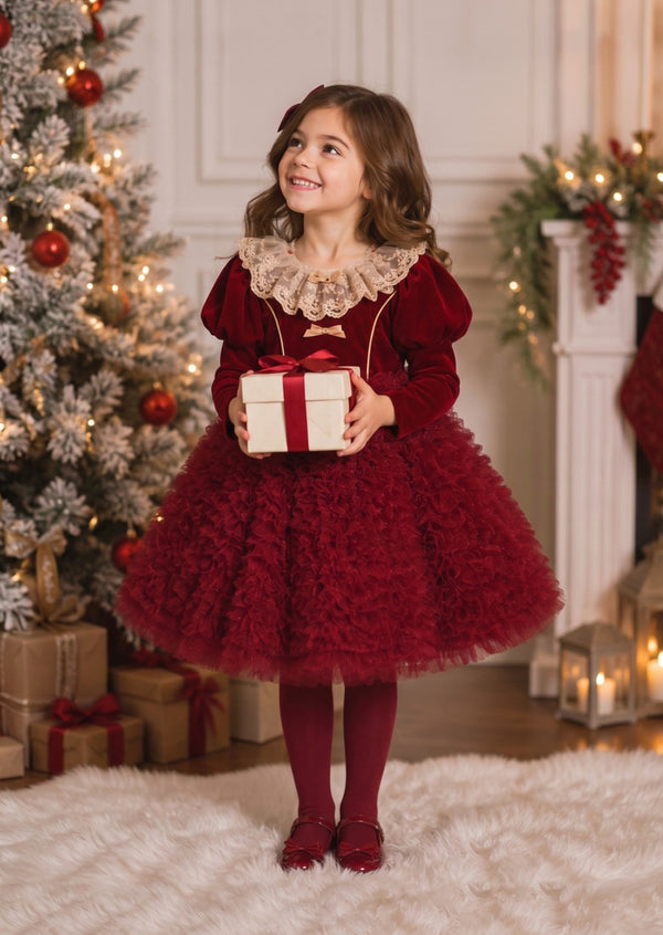 Red Velvet Keepsake Portrait Dress