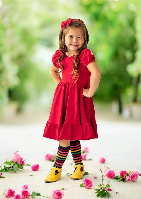 Toddler red dress