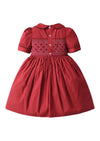 Red Smocked Dress