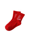 Girls Red Ankle Socks Collection