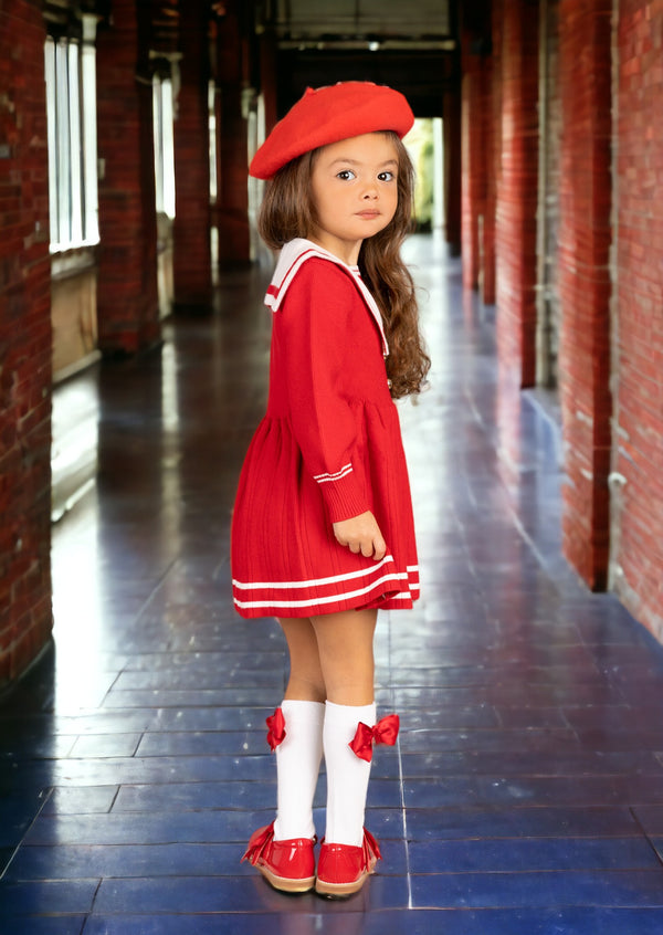 toddler girl red sailor dress