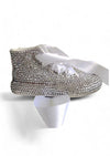 Clear Rhinestone Bling High-Top Shoes